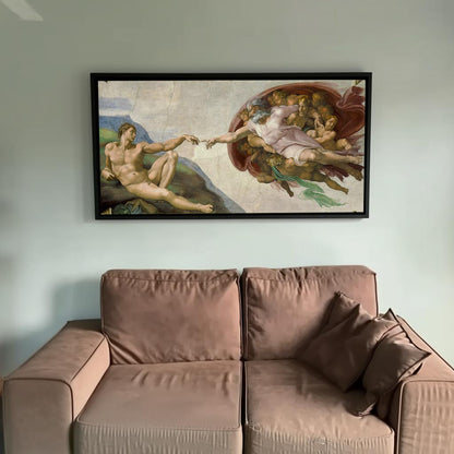 Creation of Adam Kanvas Tablo