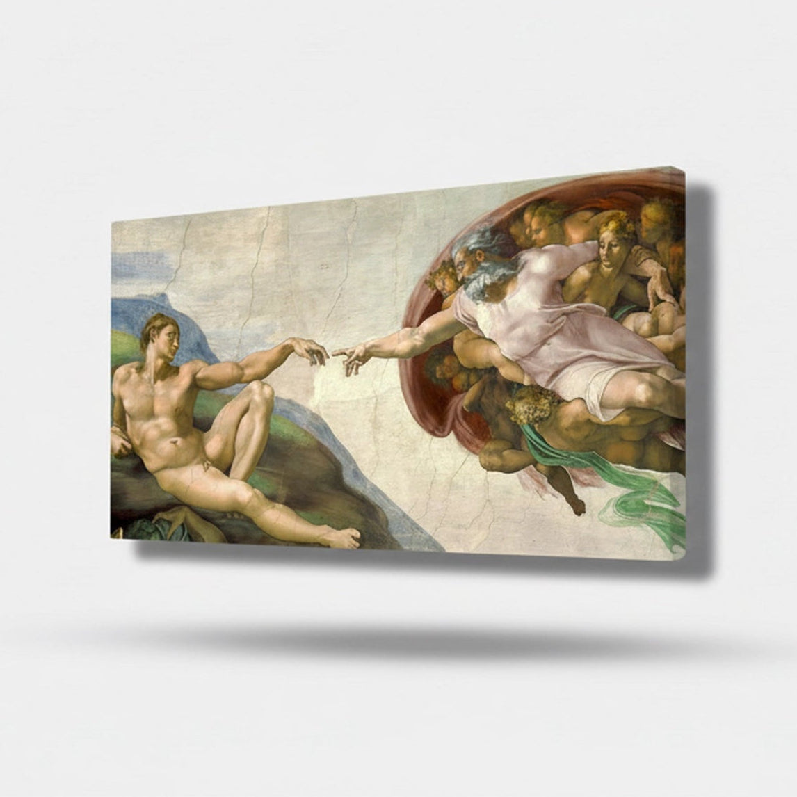 Creation of Adam Kanvas Tablo