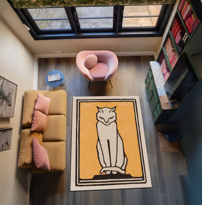 Vintage 1916 Noble Cat Halı