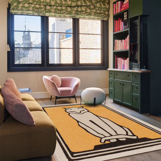 Vintage 1916 Noble Cat Halı