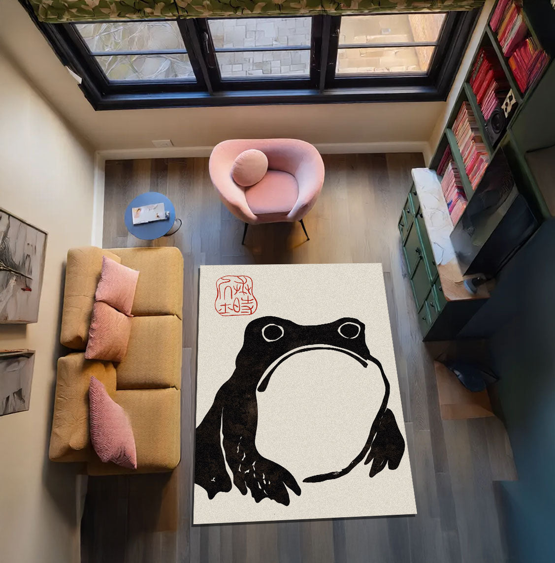 Matsumoto Hoji Sad Frog Halı