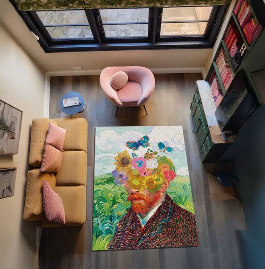 Van Gogh Floral Halı