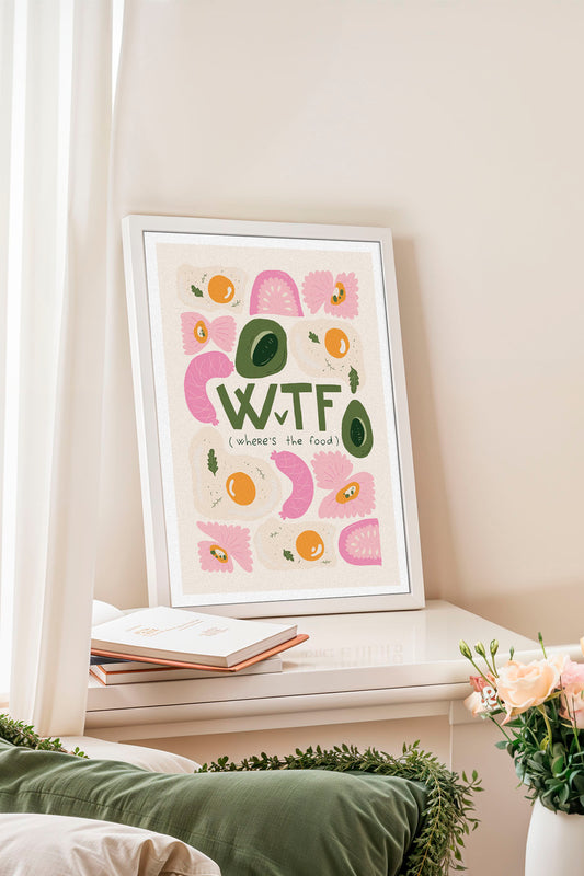 Where's The Food Poster