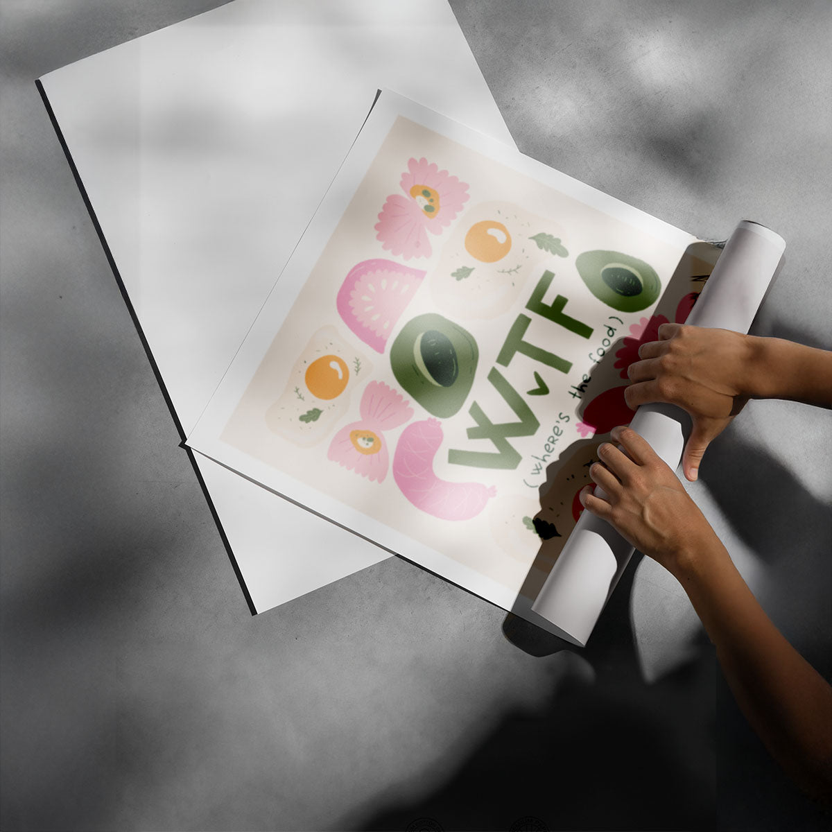 Where's The Food Poster