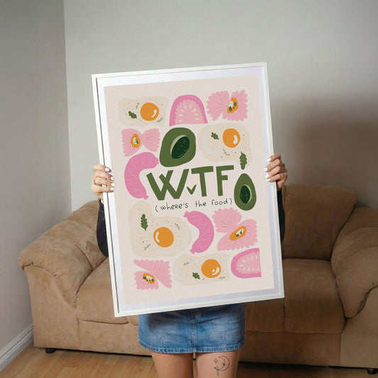 Where's The Food Poster