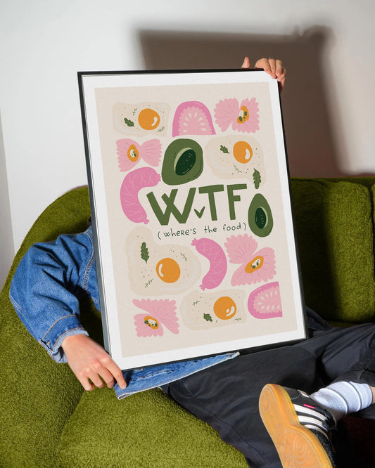 Where's The Food Poster