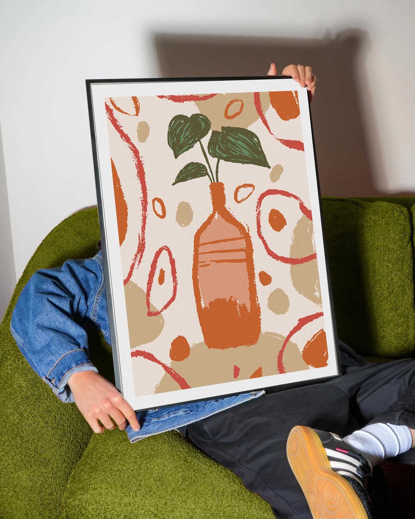Terracotta Vase Poster