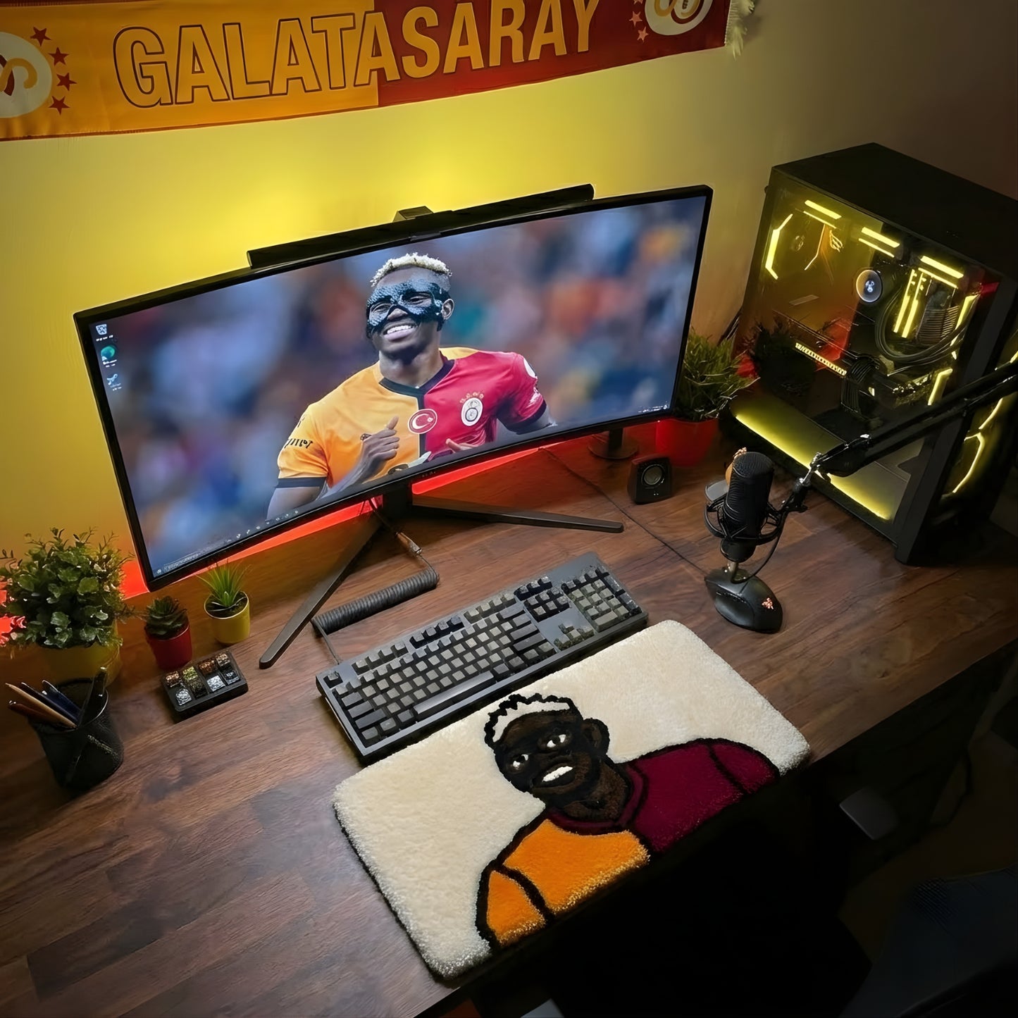 Victor Osimhen Klavye Halısı