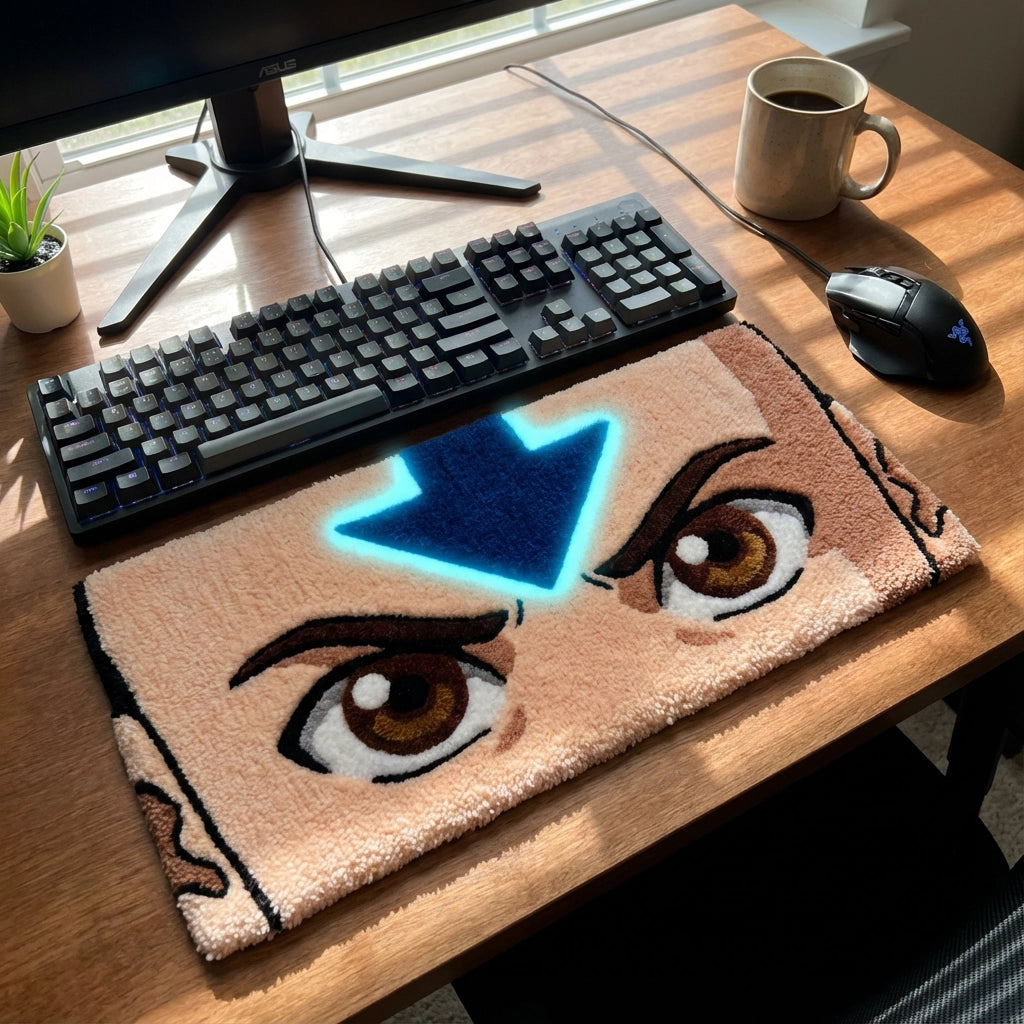 Avatar Aang Klavye Halısı