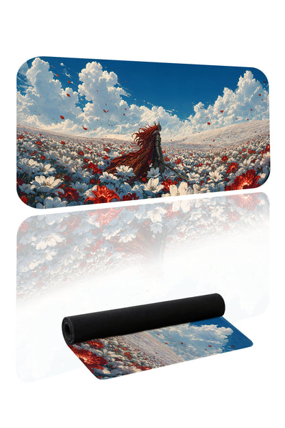 Elden Ring Blade of Miquella desenli büyük boy geniş oyuncu mousepad