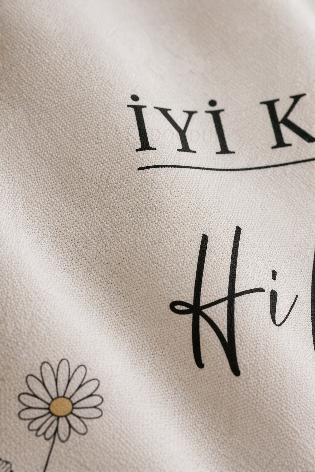 Kişiye Özel Yatay Doğum Günü Happy Birthday Duvar Örtüsü Duvar Halısı Birinci Kalite Kumaş