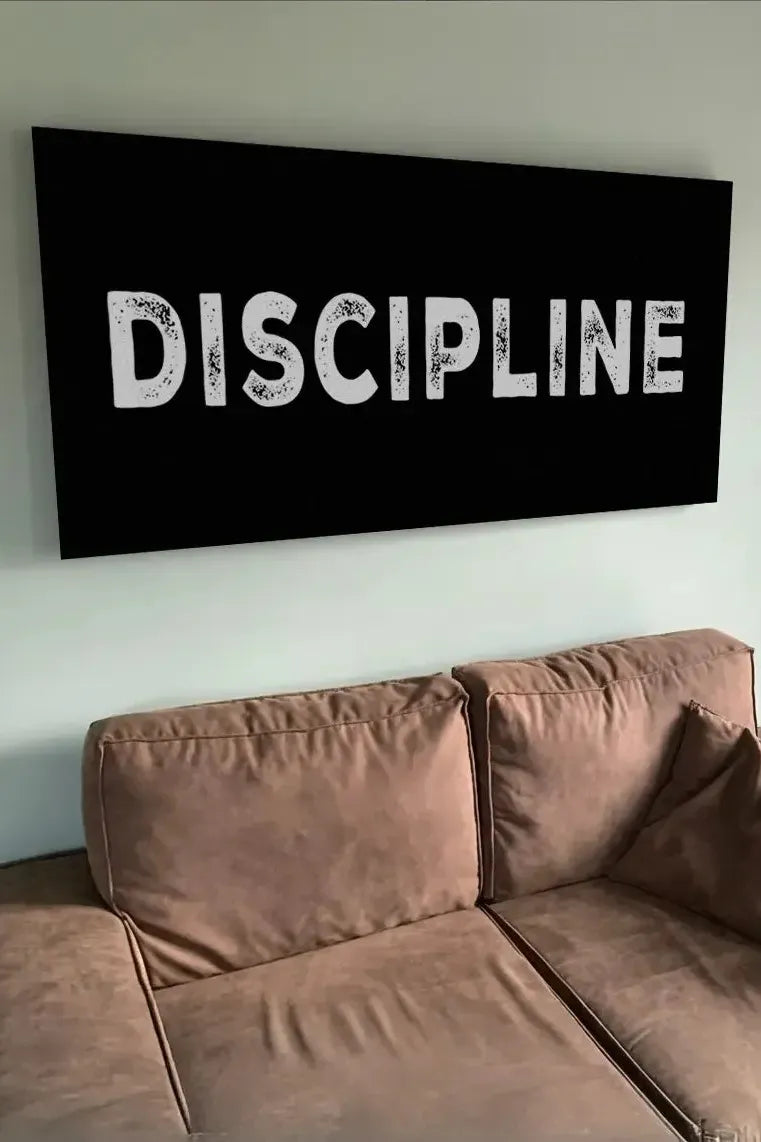Discipline Kanvas Tablo