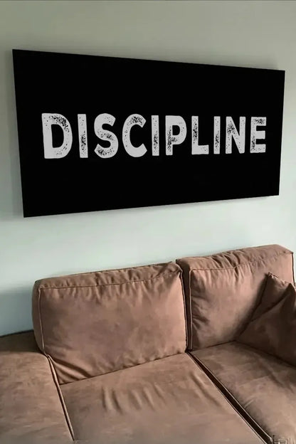 Discipline Kanvas Tablo