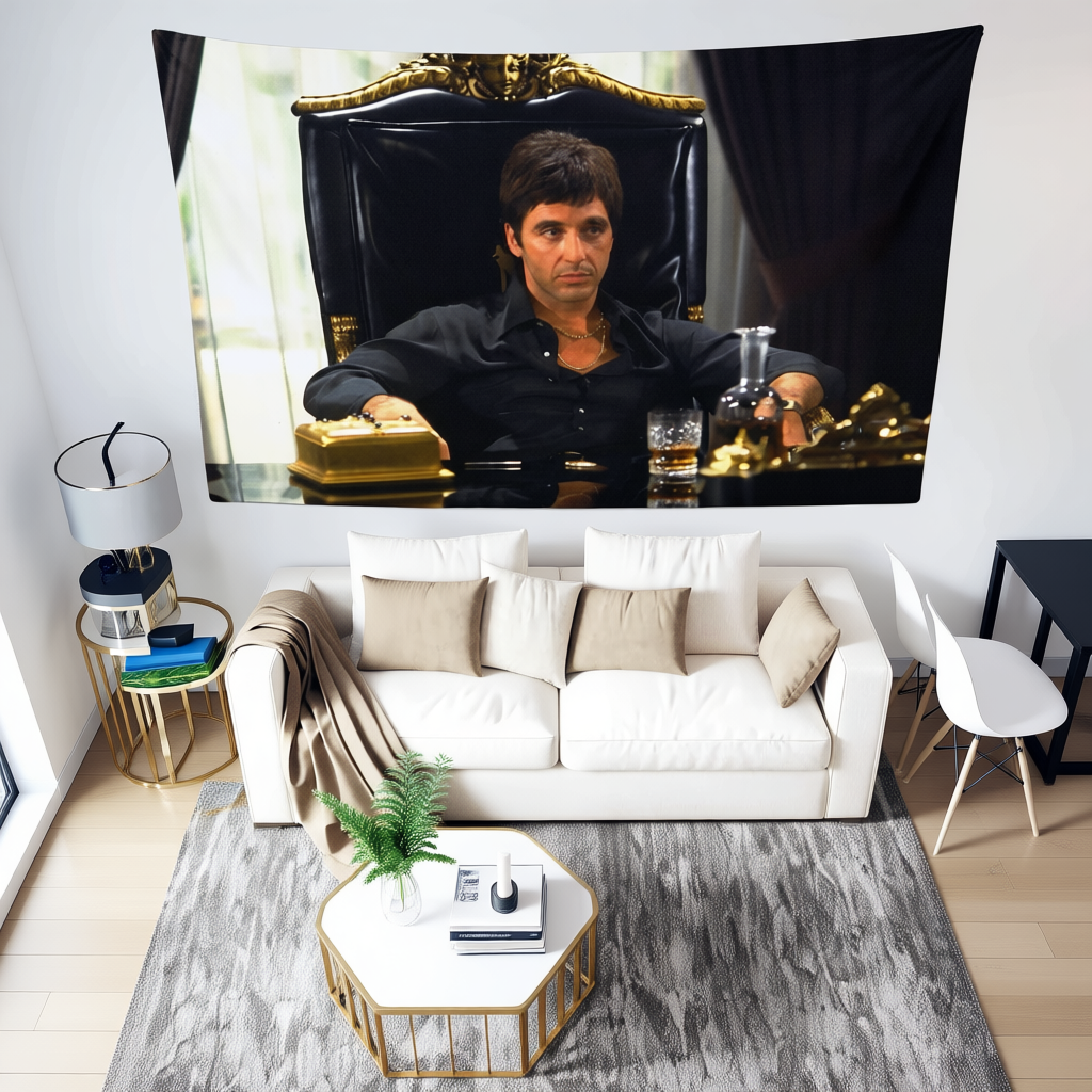 Tony Montana Duvar Örtüsü