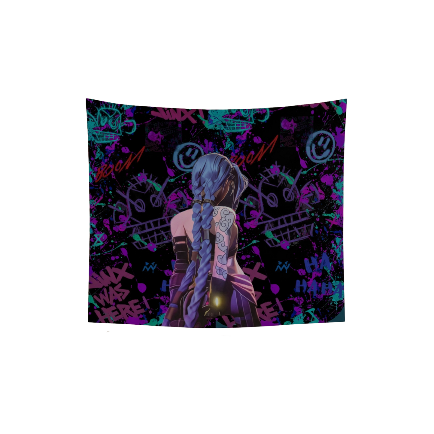 Jinx Arcane Duvar Örtüsü