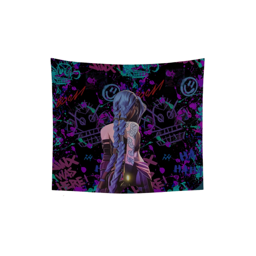 Jinx Arcane Duvar Örtüsü