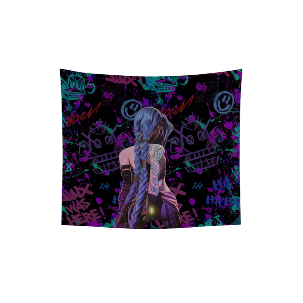 Jinx Arcane Duvar Örtüsü