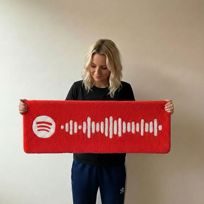 Özel Spotify Kodu Tufting Halı
