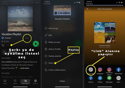 Özel Spotify Kodu Tufting Halı