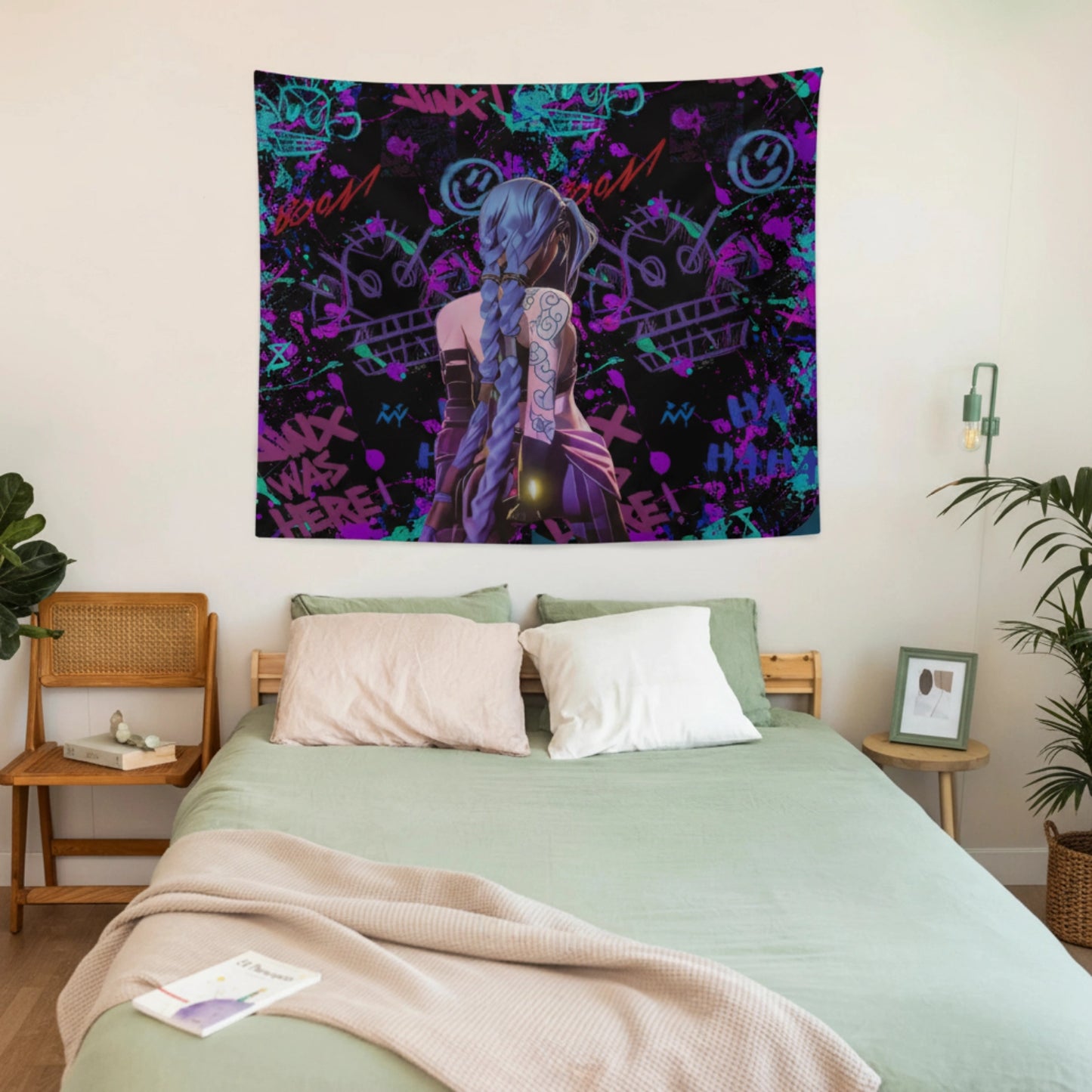 Jinx Arcane Duvar Örtüsü