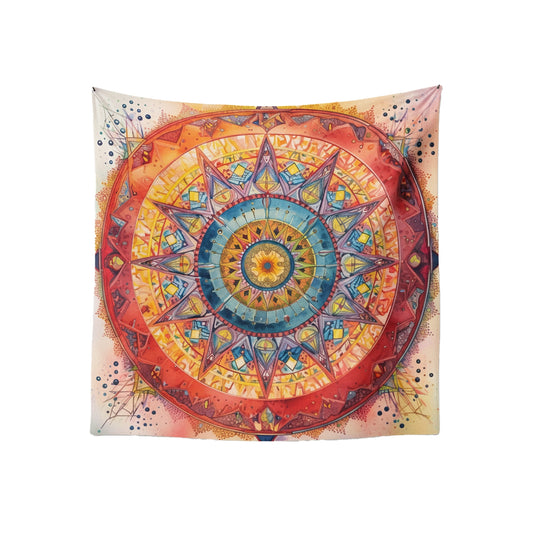 Pastel Tonlar Mandala Duvar Örtüsü