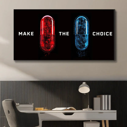 Matrix Red Pill Blue Pill Tablo