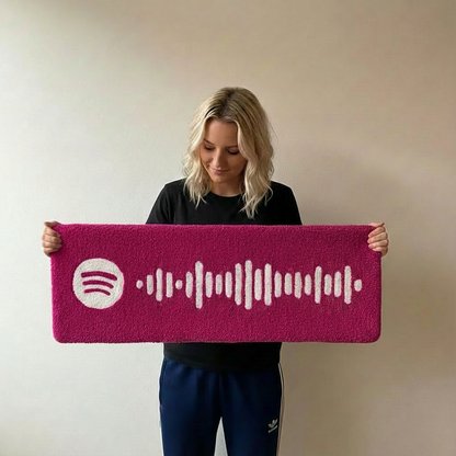 Özel Spotify Kodu Tufting Halı