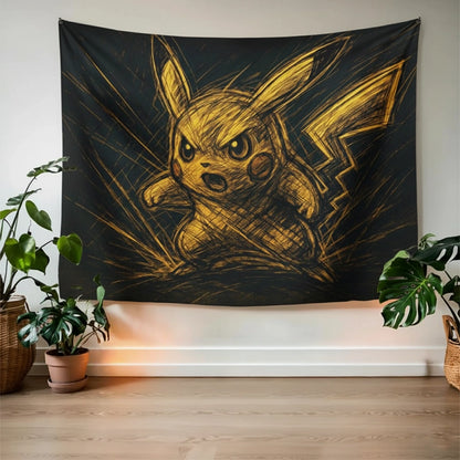Pikachu Duvar Örtüsü
