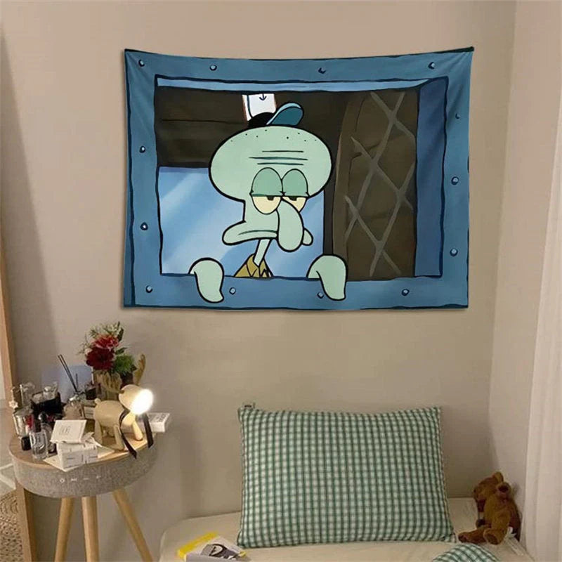 Squidward Duvar Örtüsü