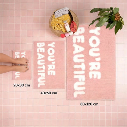 You're Beautiful - Pink Tufting Halı