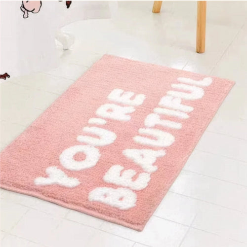 You're Beautiful - Pink Tufting Halı